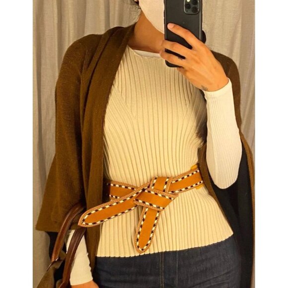 Aurelia Mexico Tan Nudo Belt main image 4